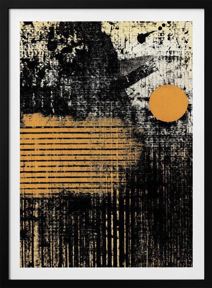 Brushstrokes With Textured Patterns | Poster