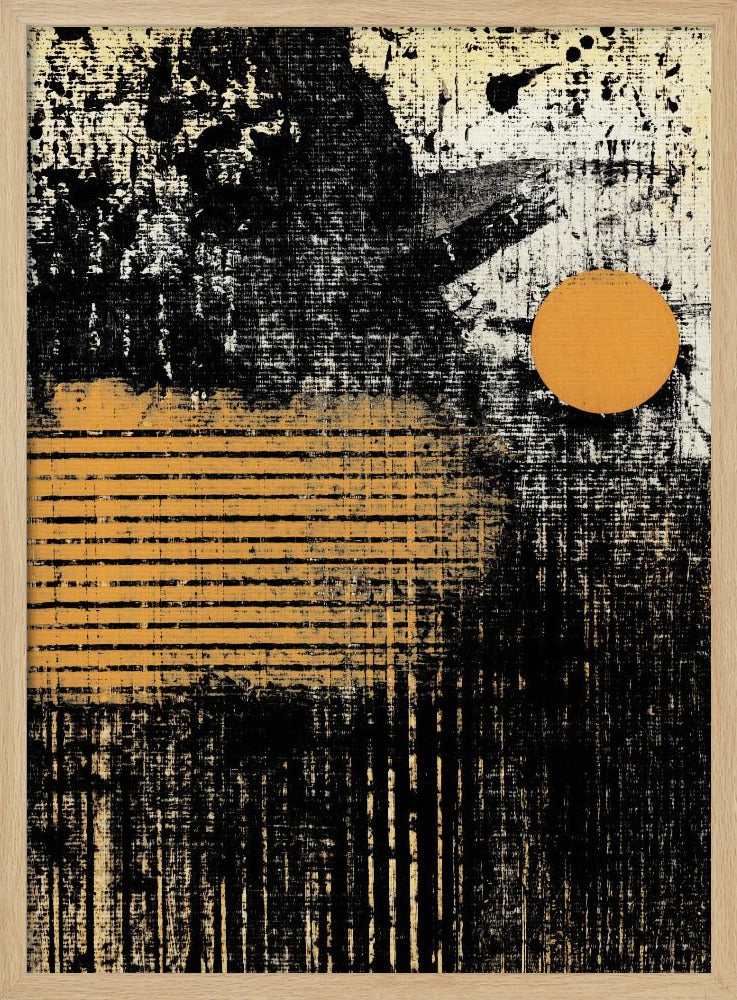 Brushstrokes With Textured Patterns | Poster