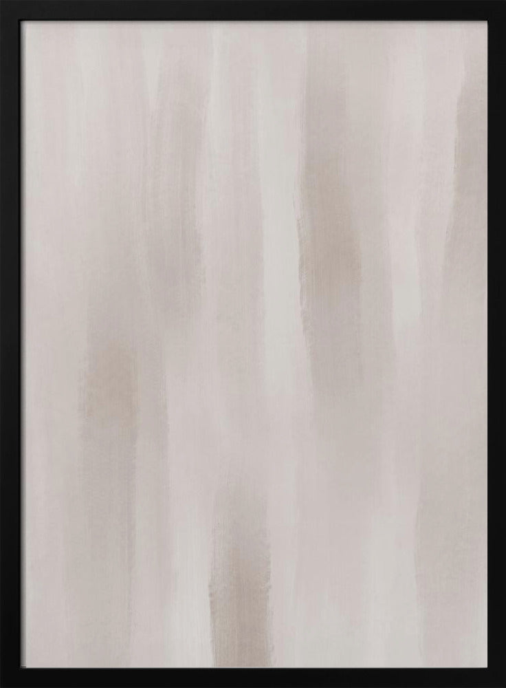 Beige Brushstrokes On A Muted Background | Poster