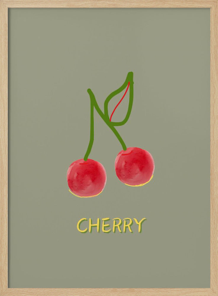 Cherry in Green | Poster