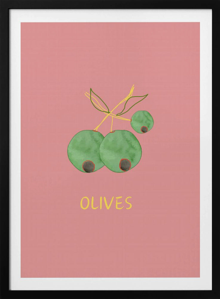 Olives in Pink | Poster