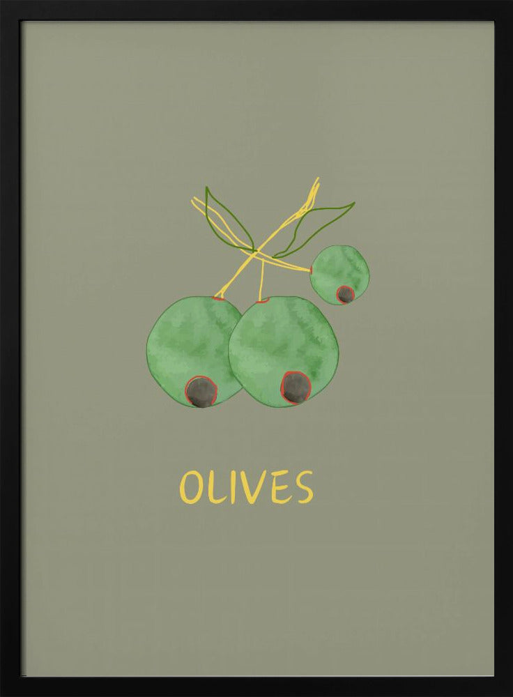 Olives in Green | Poster