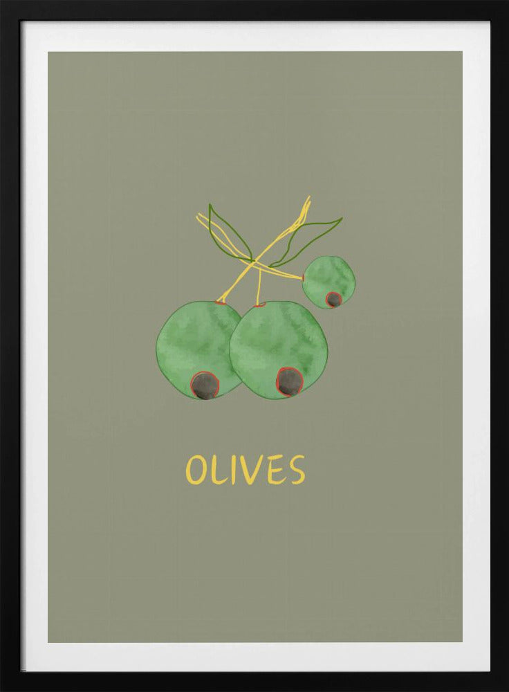 Olives in Green | Poster