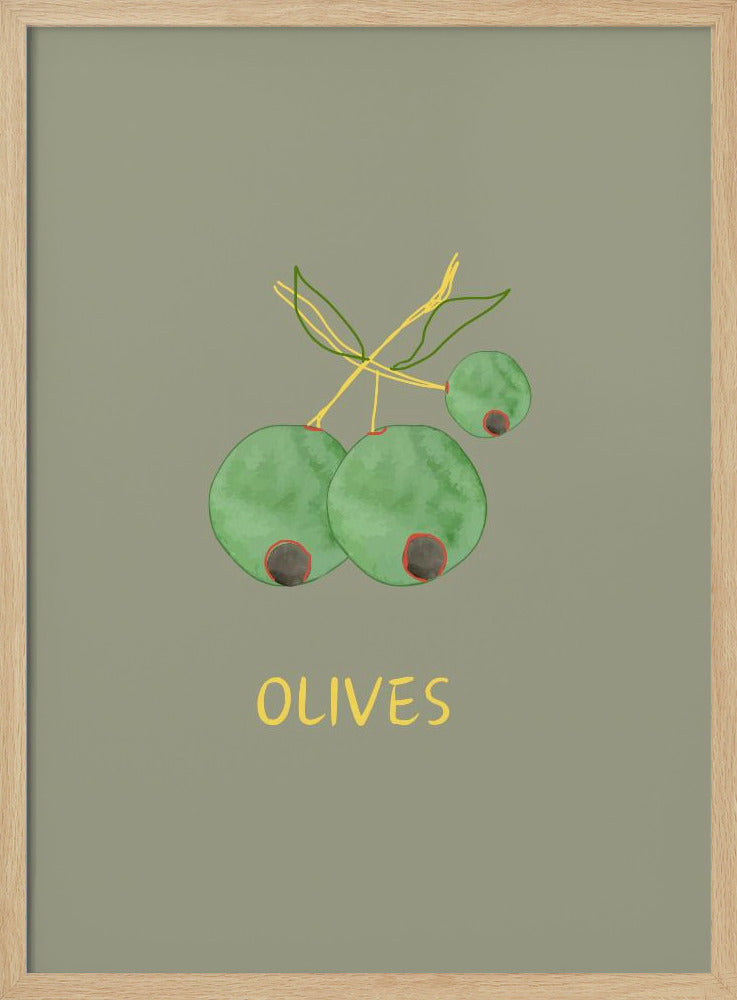 Olives in Green | Poster