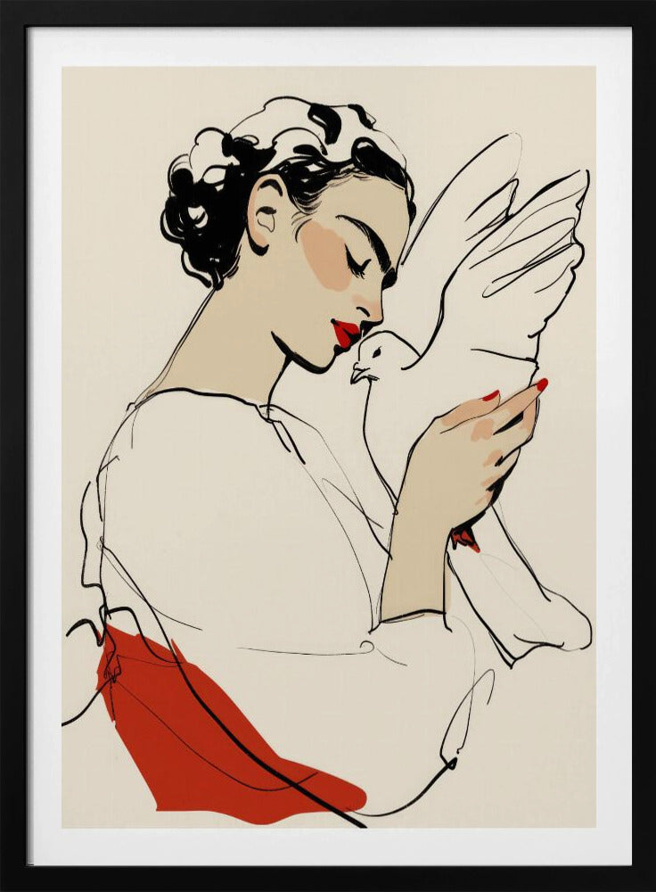 Dove Embrace | Poster