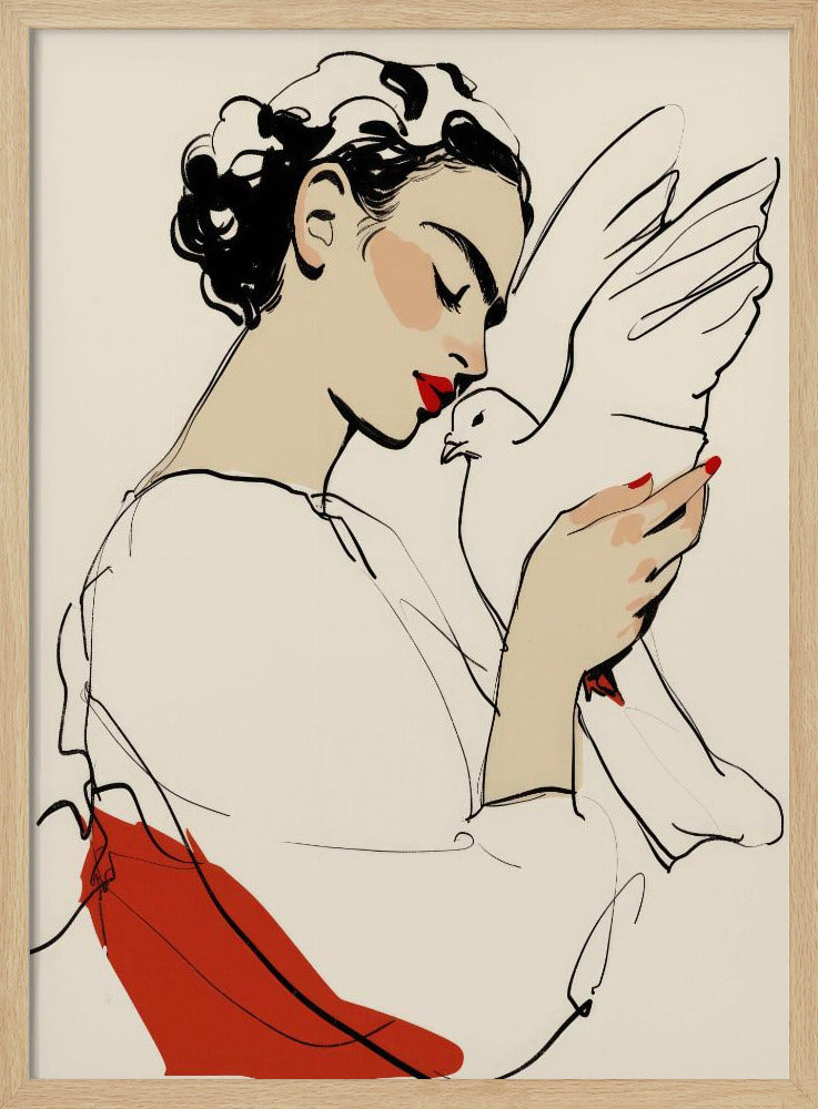 Dove Embrace | Poster