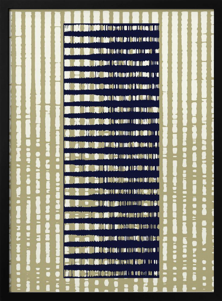 Geometric Pattern with Vertical Stripes | Poster