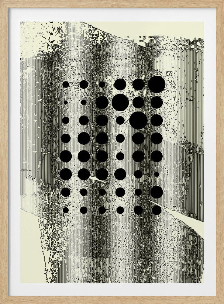 Black Geometric Circles | Poster