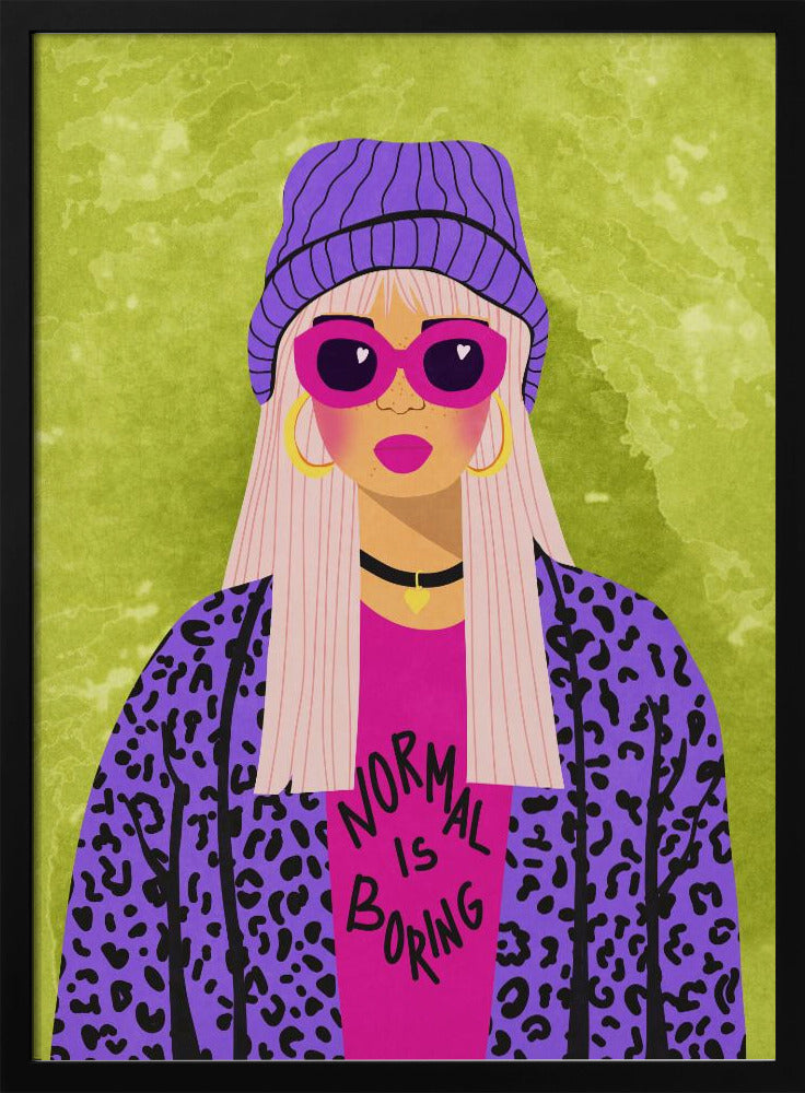 Normal is boring | Poster