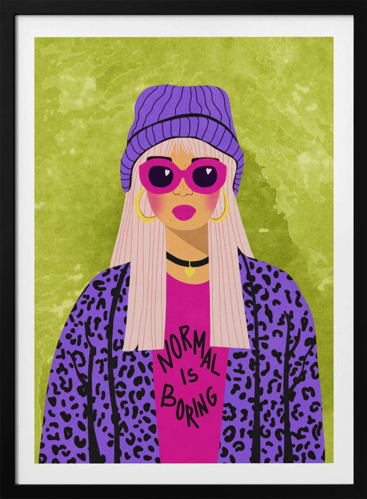 Normal is boring | Poster