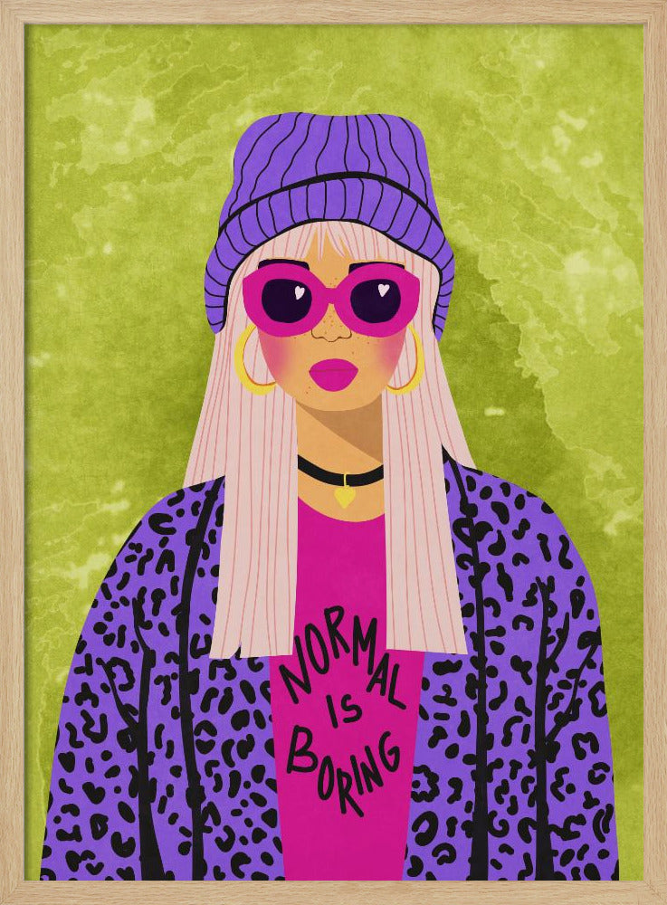 Normal is boring | Poster