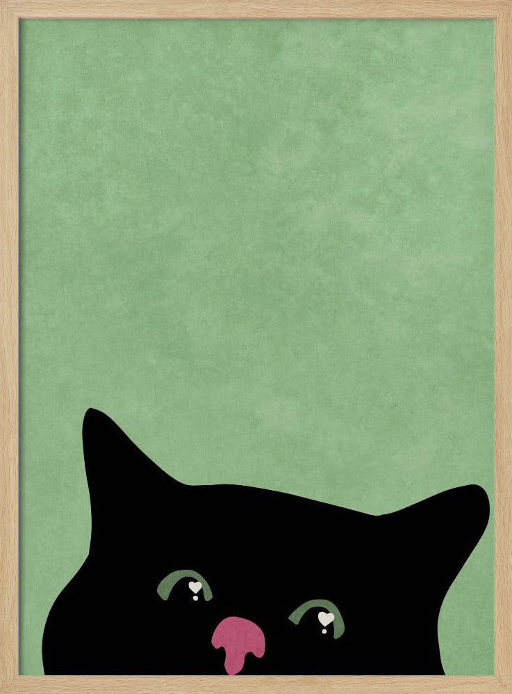 Curious cat | Poster
