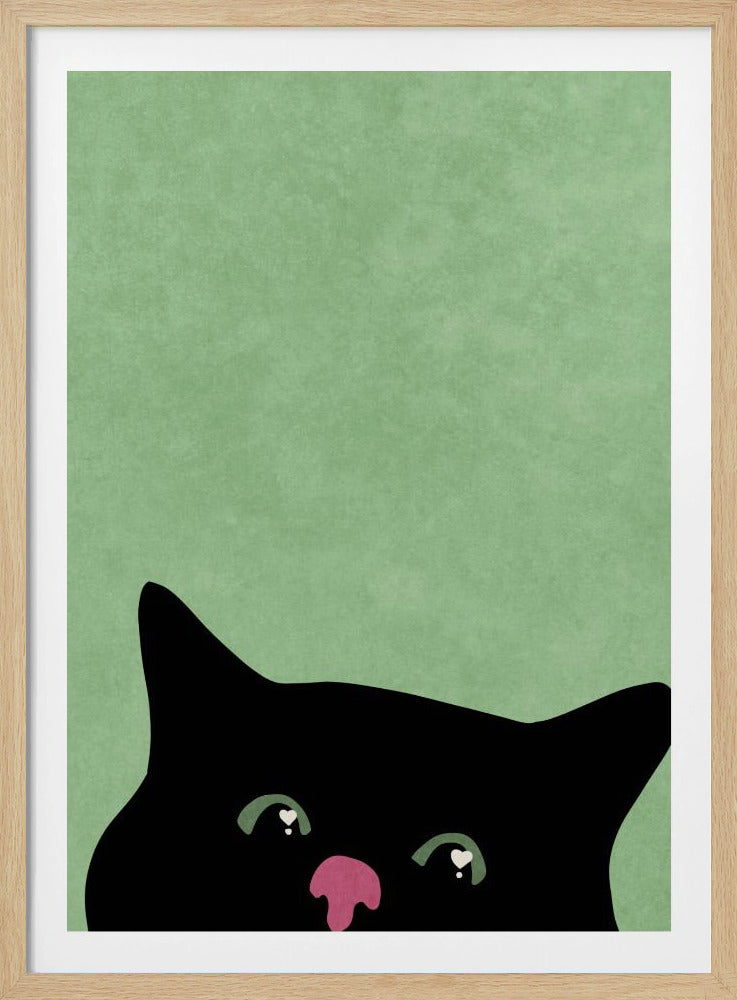 Curious cat | Poster