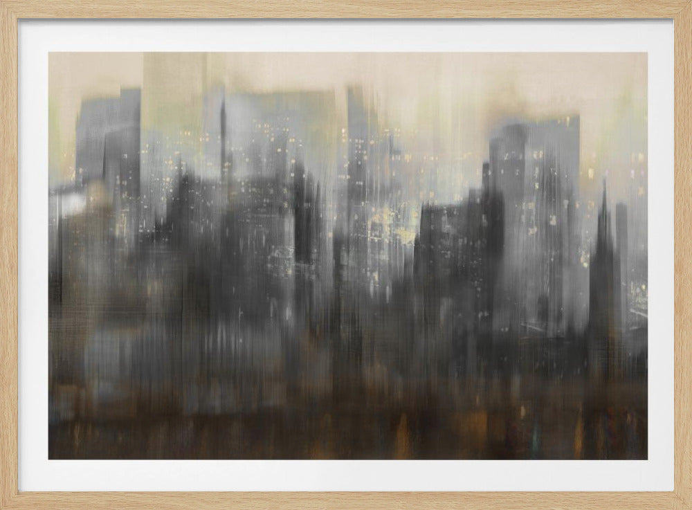 Night Sky City | Poster