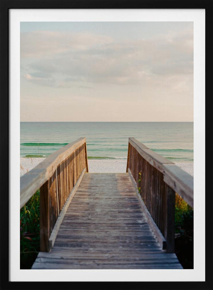 Pastel Ocean Sunset VIII | Poster