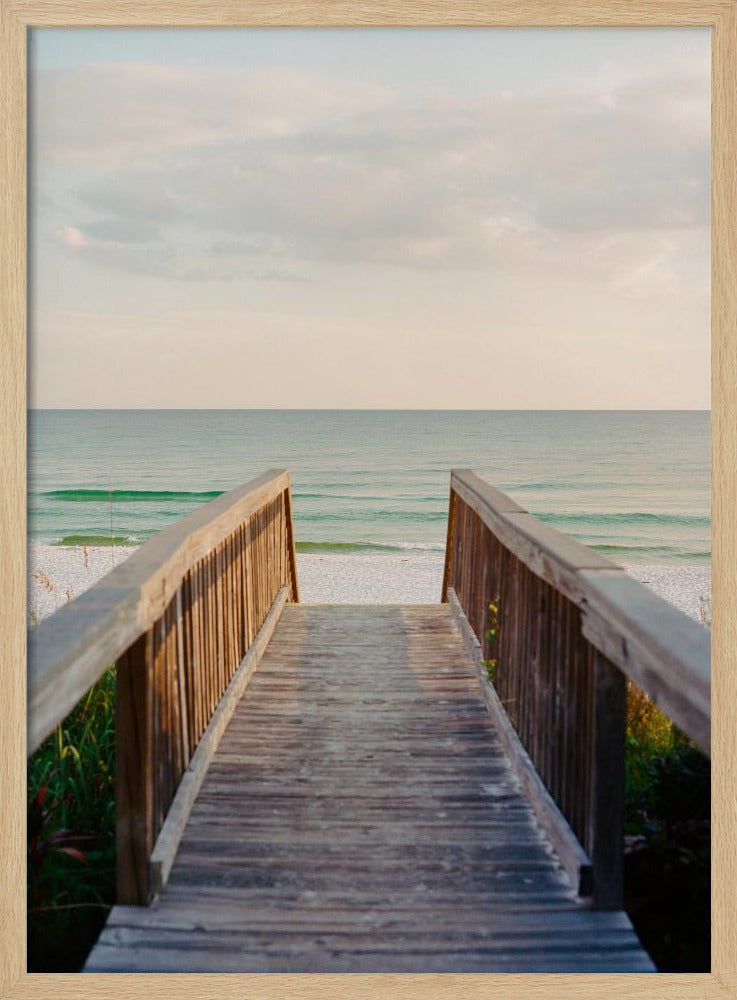 Pastel Ocean Sunset VIII | Poster