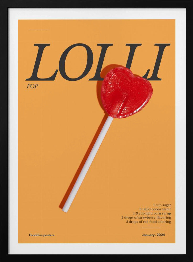 Heart Lollipop | Poster