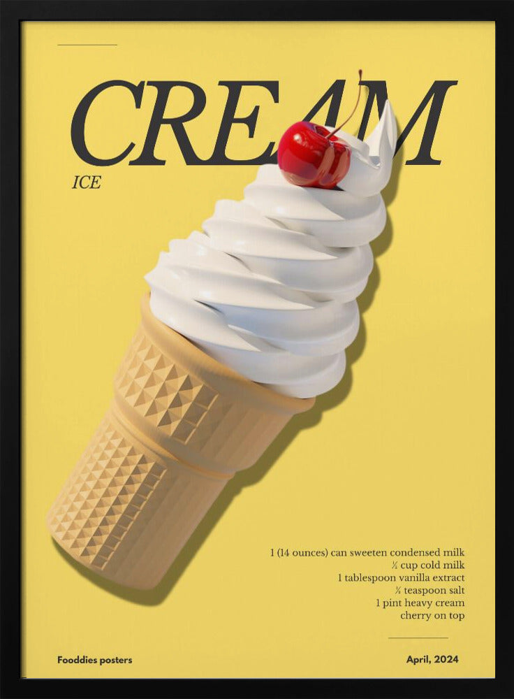 Cherry on Top Ice Cream | Poster