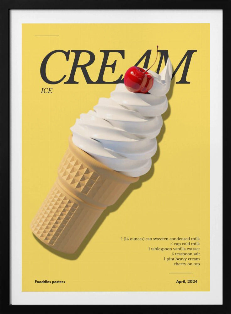 Cherry on Top Ice Cream | Poster