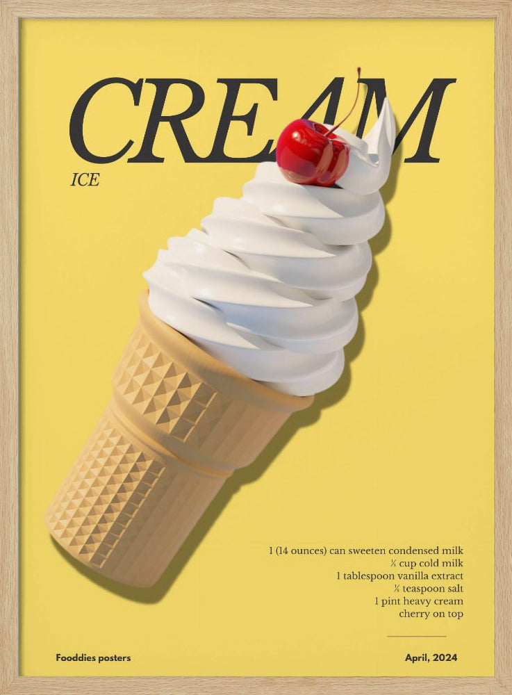 Cherry on Top Ice Cream | Poster