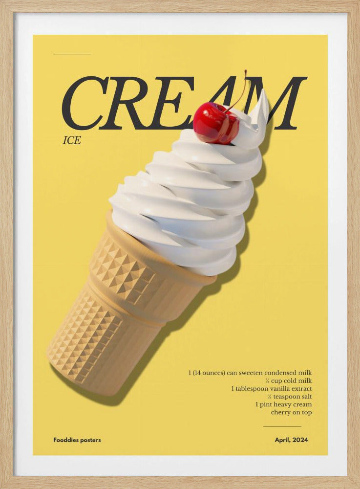 Cherry on Top Ice Cream | Poster