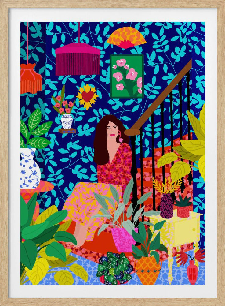 Girl At the Stairs | Poster