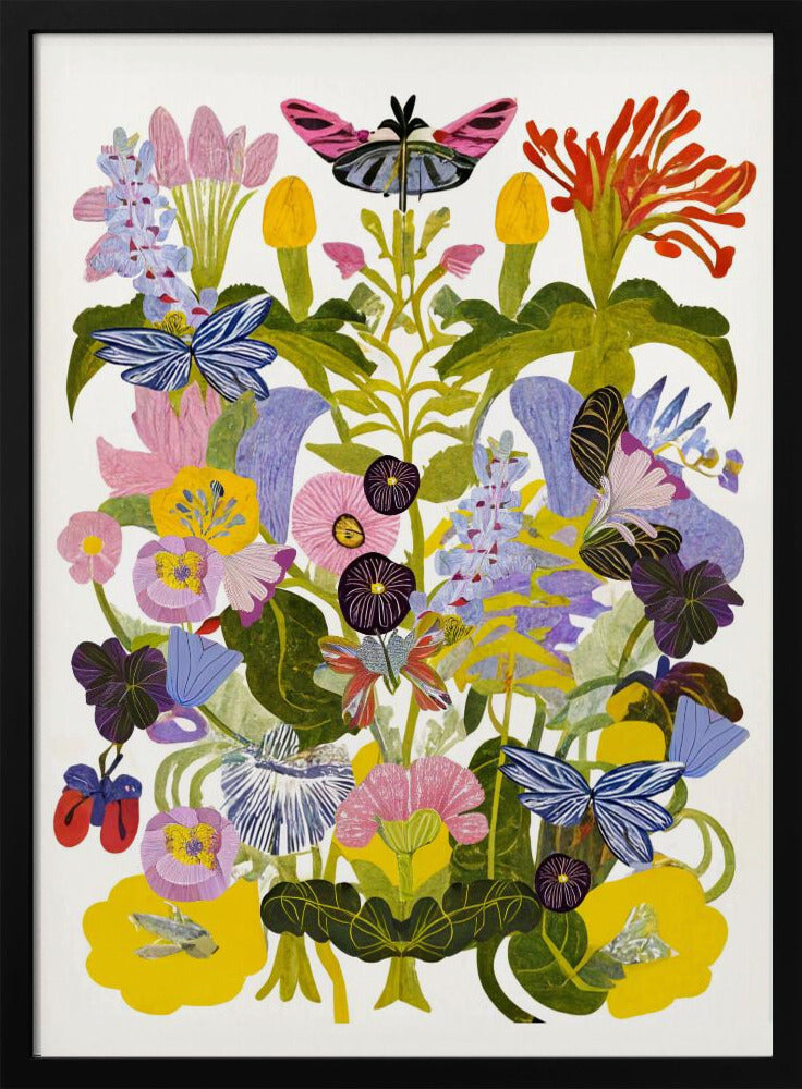 Abstract Autumn Floral | Poster