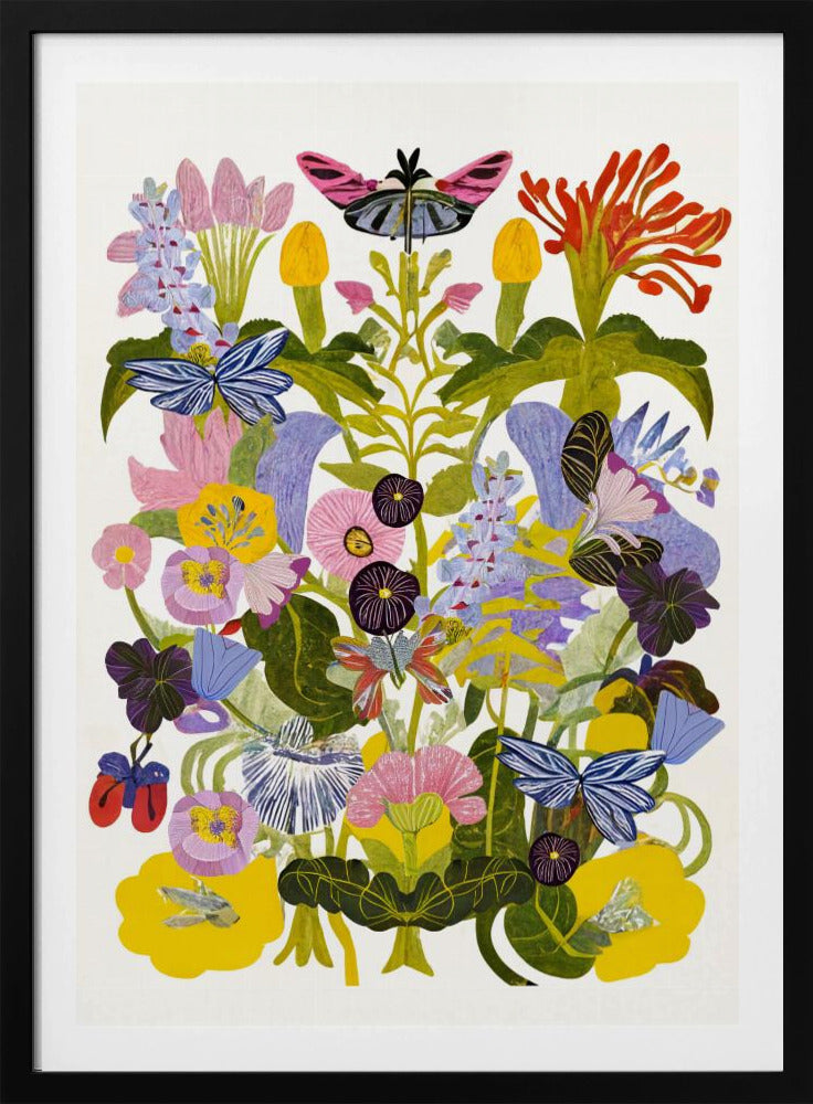 Abstract Autumn Floral | Poster