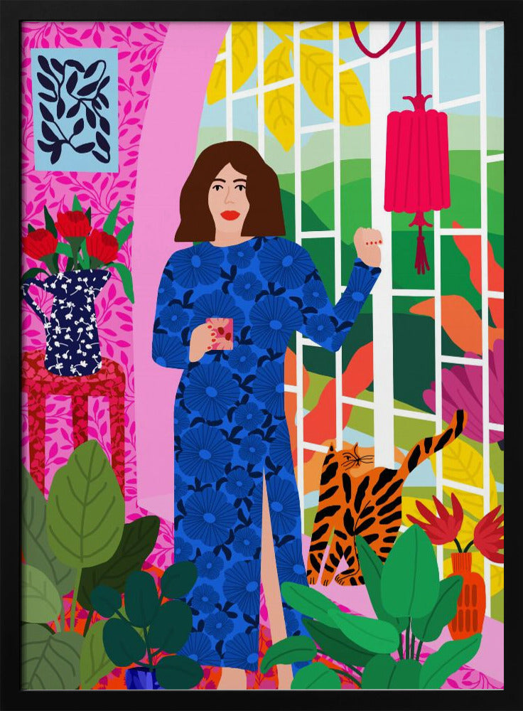 Getting My Early Morning Tea | Poster