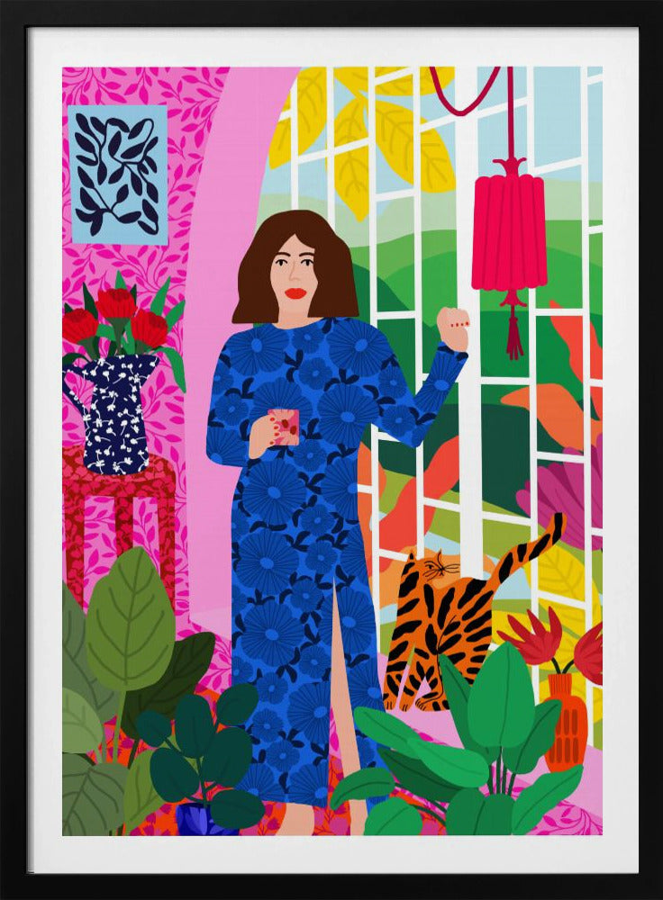 Getting My Early Morning Tea | Poster