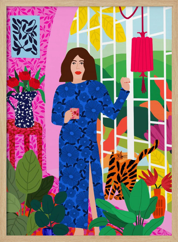 Getting My Early Morning Tea | Poster