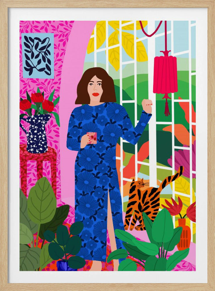 Getting My Early Morning Tea | Poster