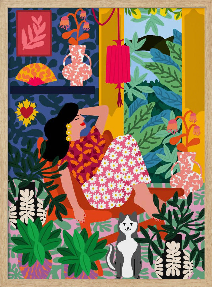 Flower power Woman | Poster