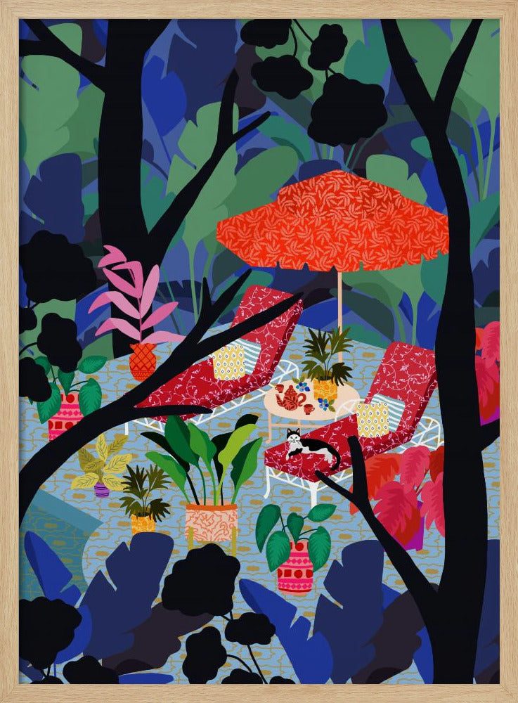 9933x14043 Din 133 Pool In the Middle of Nature | Poster