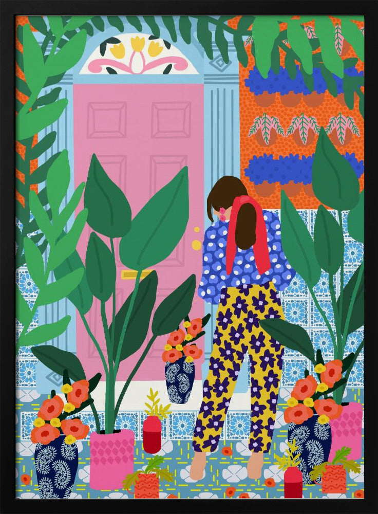 Floral girl | Poster