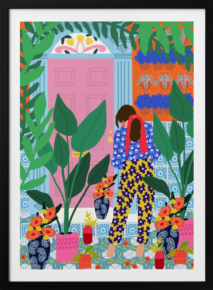 Floral girl | Poster