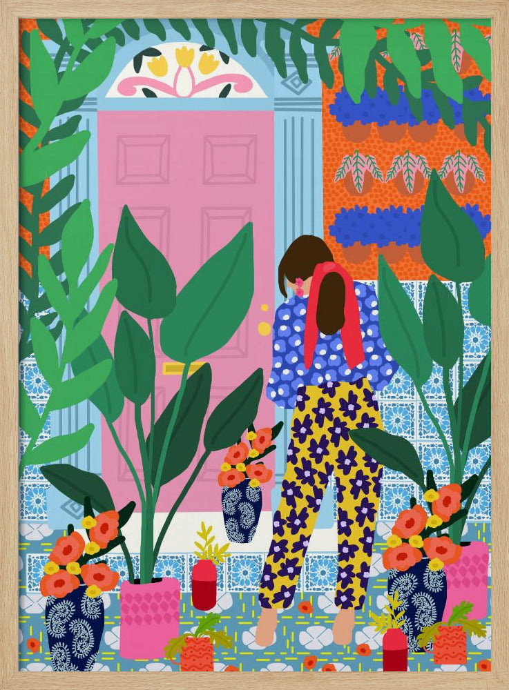 Floral girl | Poster