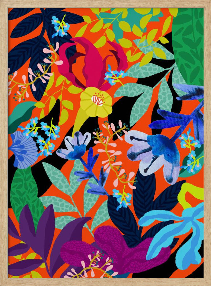 9933x14043 Din 131 Abstract Floral | Poster