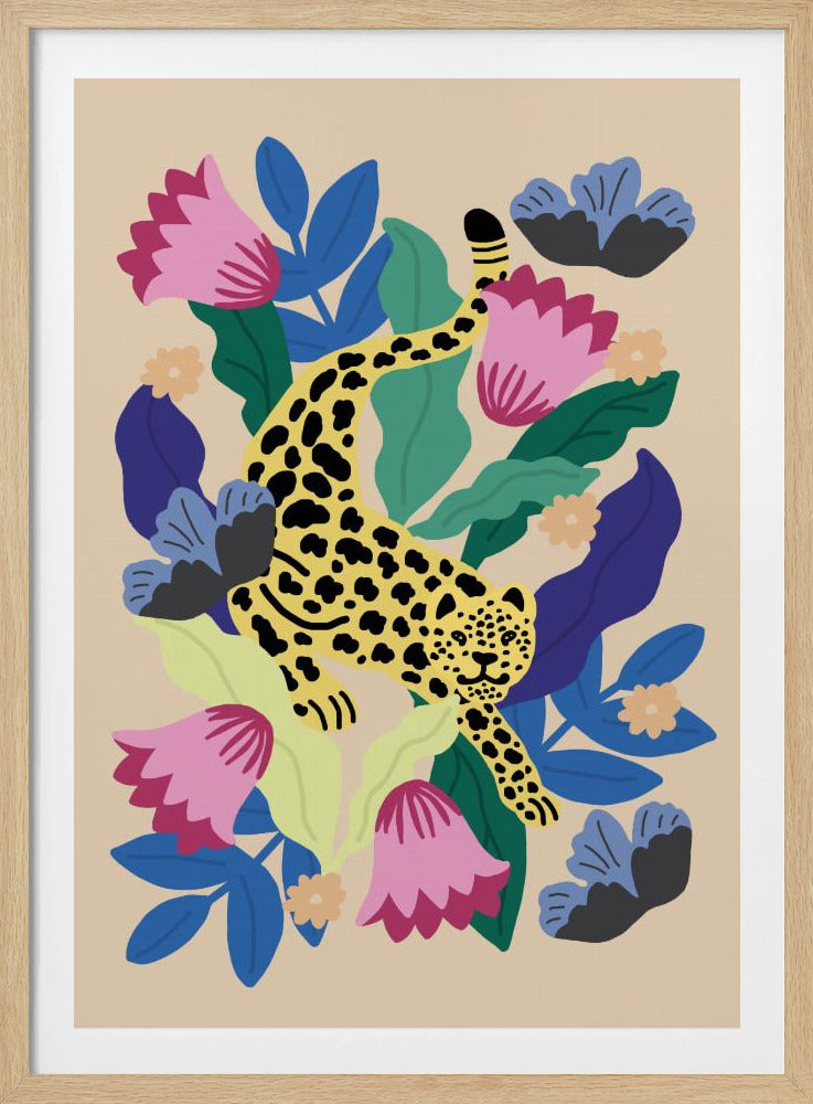 Floral Leopard | Poster