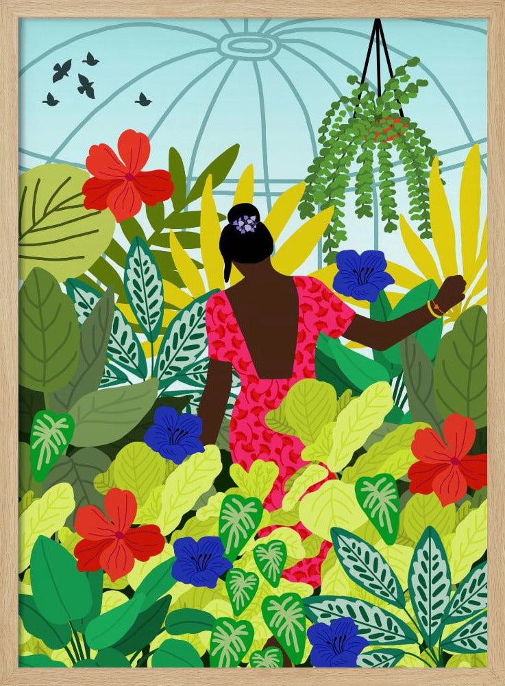 Walking In My Greenhouse | Poster