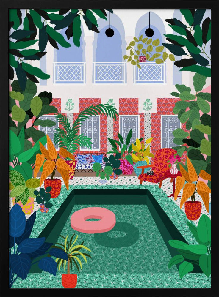 Enjoying the Pool | Poster