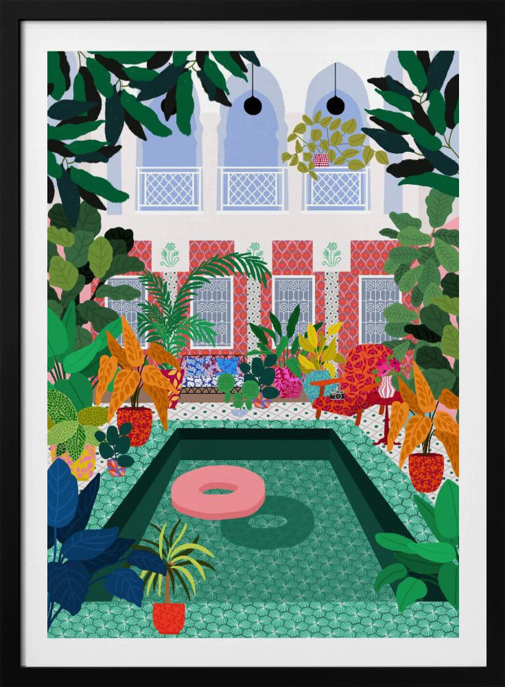 Enjoying the Pool | Poster