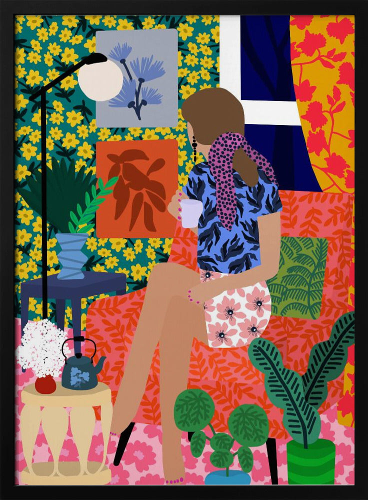 Tea time girl | Poster