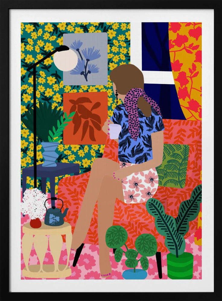 Tea time girl | Poster