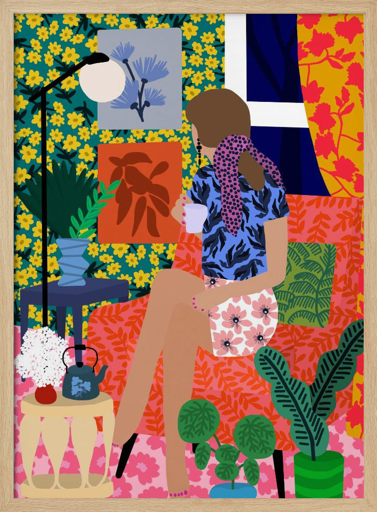 Tea time girl | Poster