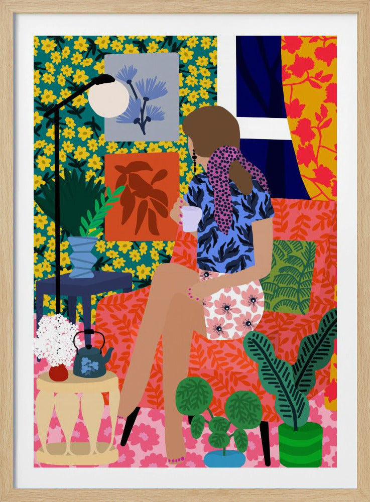 Tea time girl | Poster