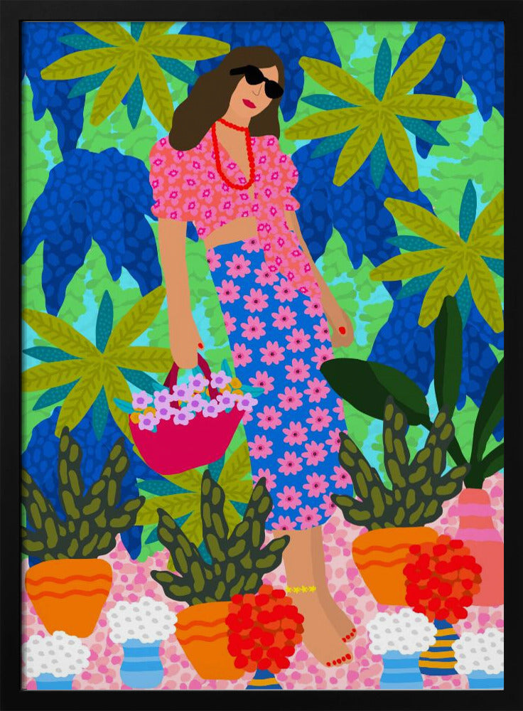 Walking Between Gardens | Poster