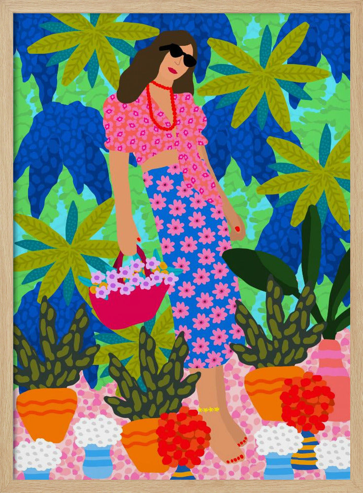 Walking Between Gardens | Poster