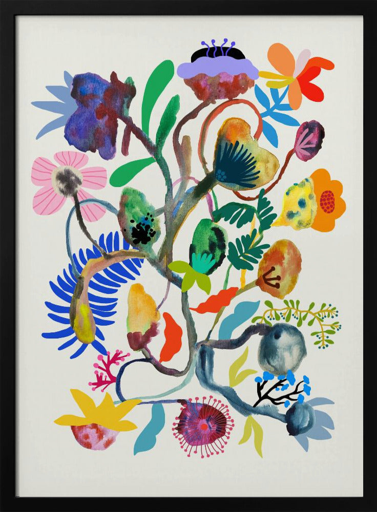 9933x14043 Din 115 Abstract Floral | Poster