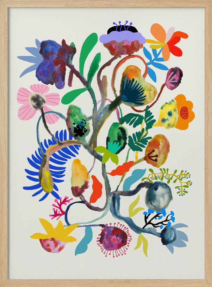 9933x14043 Din 115 Abstract Floral | Poster